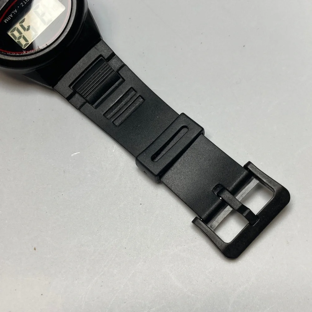WF-976/21006 talking vintage watch, new battery, rubber strap, retro digital